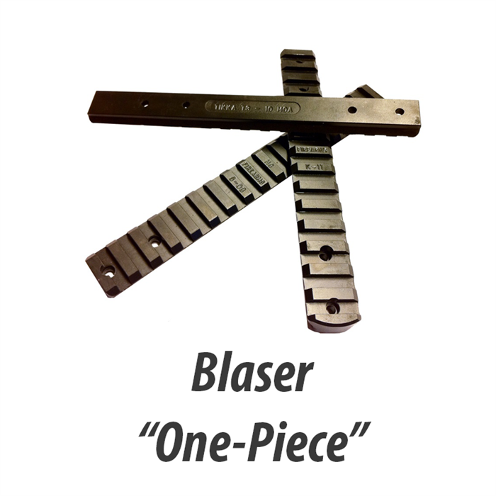 Blaser  "one piece" - montage skinne 0MOA - Picatinny/Stanag Rail 
