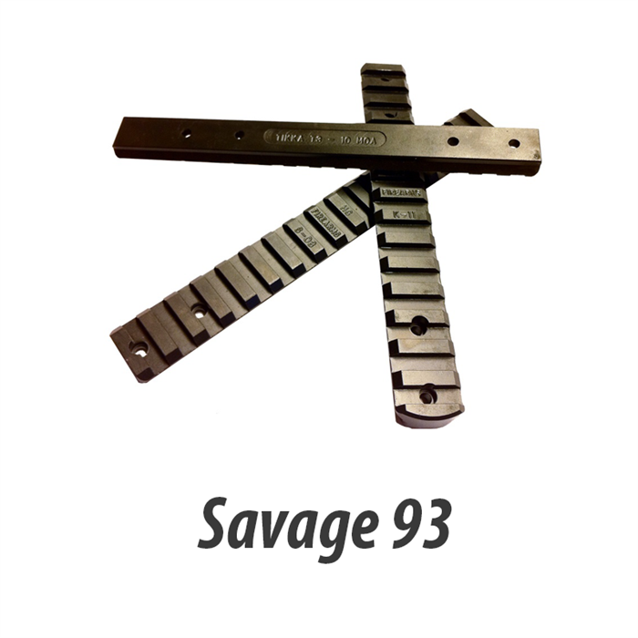 Savage 93 - montage skinne - Picatinny/Stanag Rail 