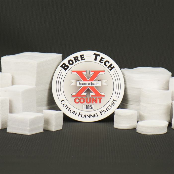 Boretech Patch - Rund - 3,8 cm - .25-.38 - 500 stk