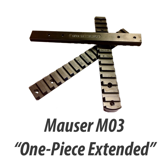 MAUSER M03 - "One Piece Extented" - montage skinne - Picatinny/Stanag Rail 