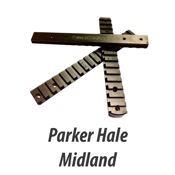Parker Hale Midland montage skinne MED HULLER- Picatinny/Stanag Rail 